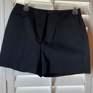 WHBM Shorts, size 8. 5” inseam. 1 black & 1 white